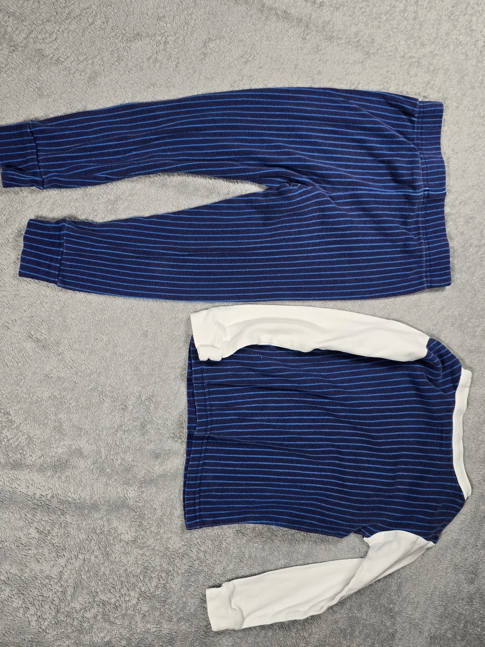 Thomas & Friends Blue Pinstripe Toddler Cotton Pajama Set